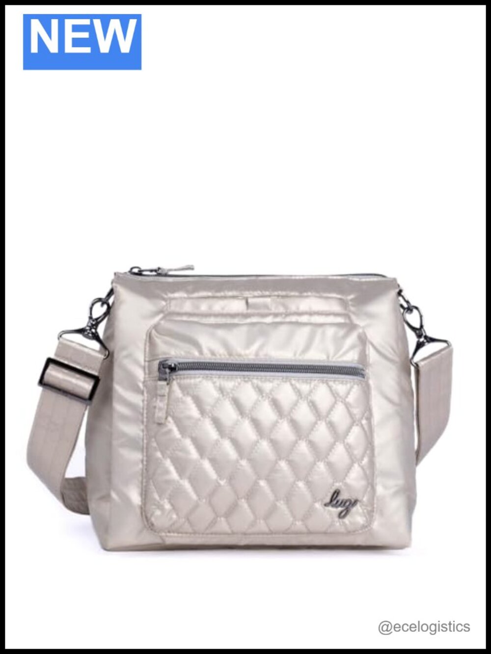 Lug Wander Crossbody Bag - Polyester Hands-Free Purse with Multiple Pockets